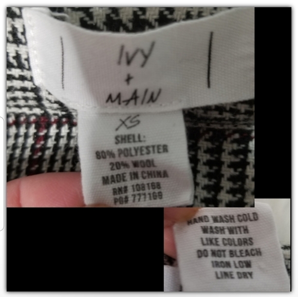 Ivy + Main wool blend mini skirt size xs - Picture 3 of 3